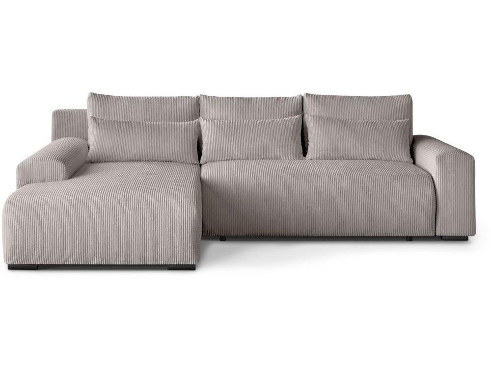 Detailansicht des POSO-Cordstoffs in Beige