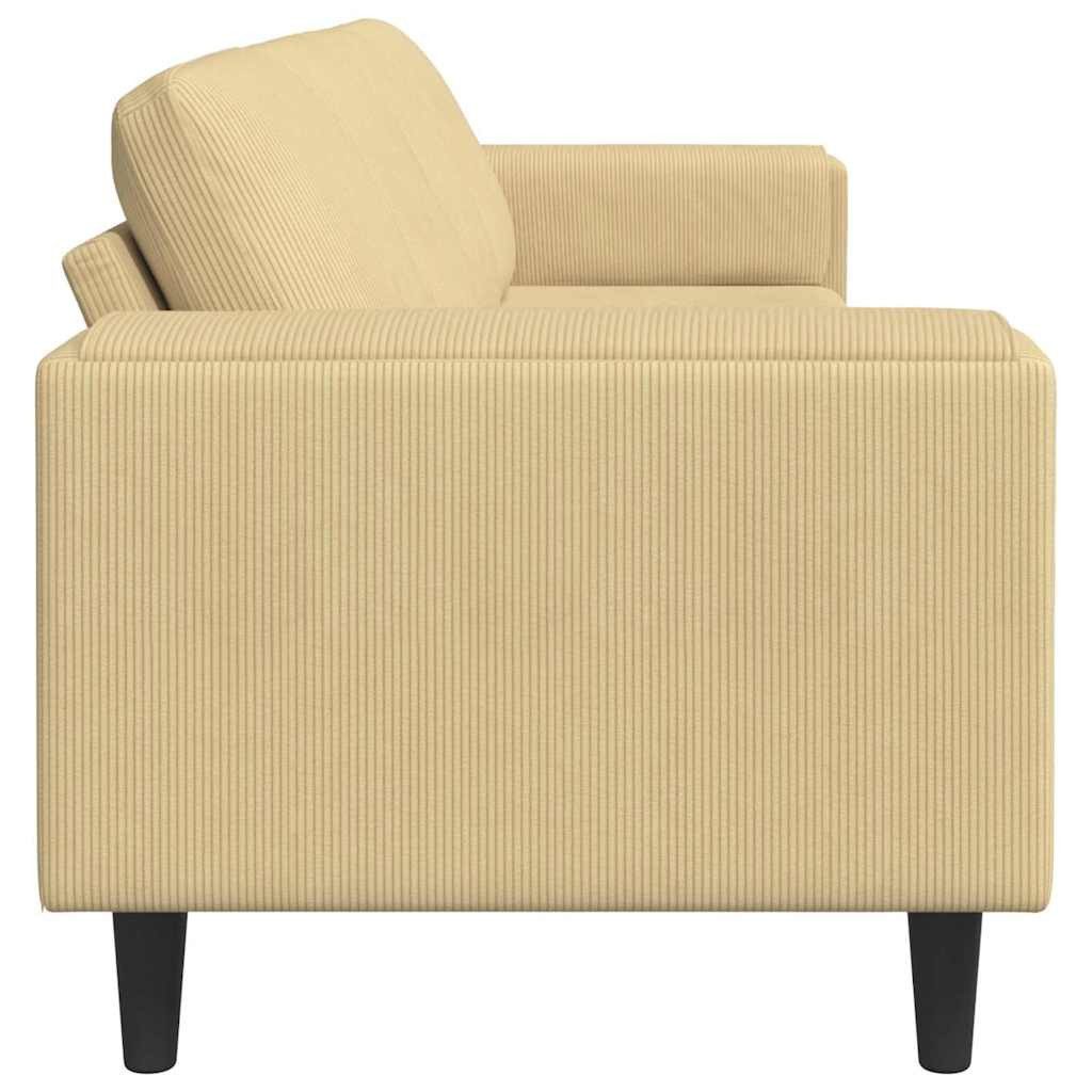Cord Sofa im modernen Wohnzimmer