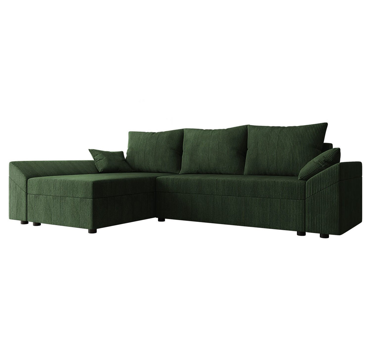 Cord Ecksofa DANTE L in Poso 14 von vorne