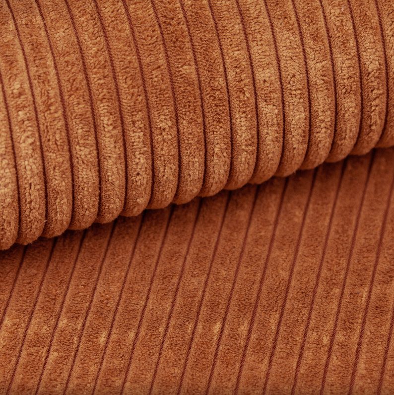 Cord Ecksofa MODENA STUDIO L im Wohnzimmer