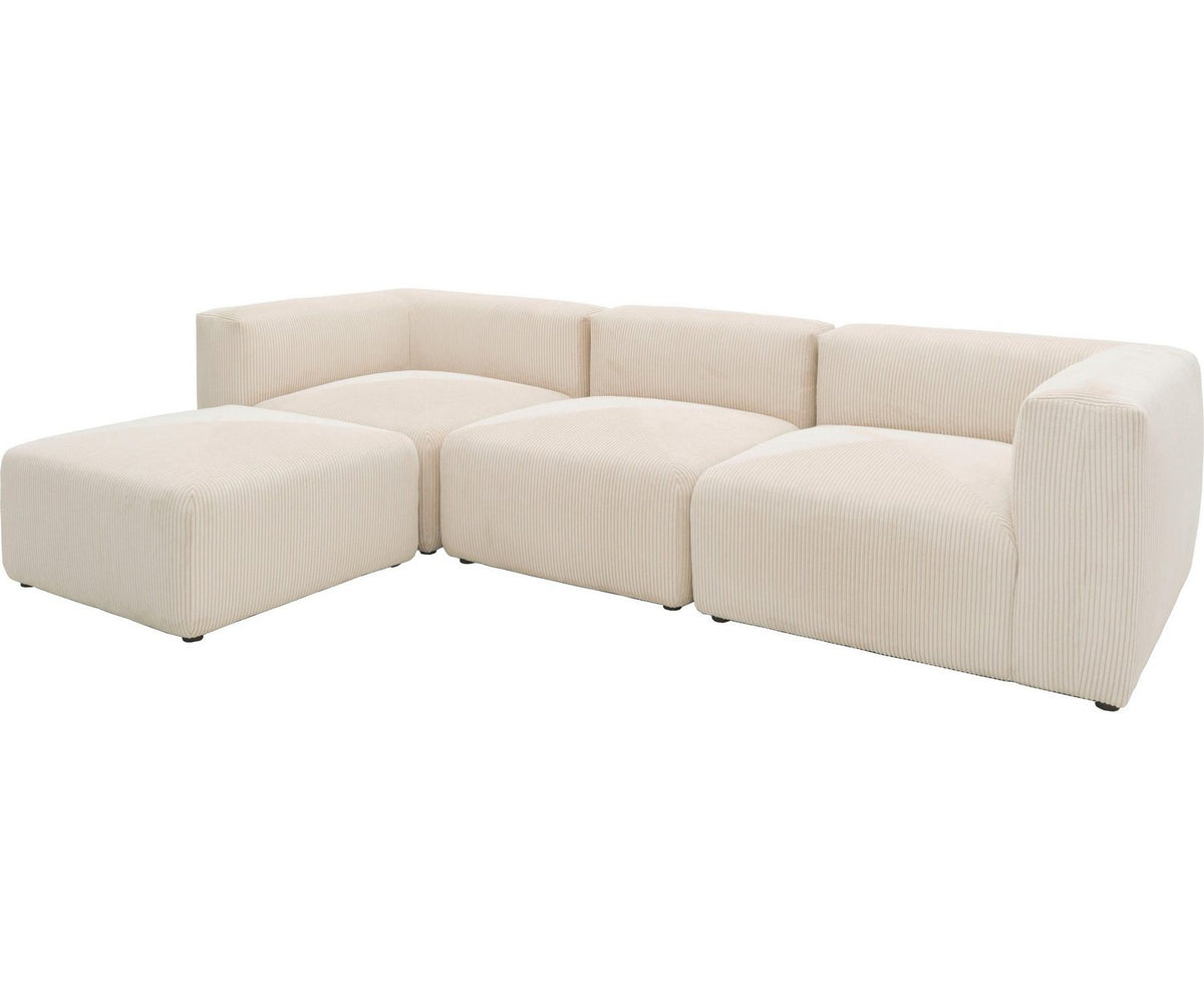 Cord Ecksofa GERRID Zierkissen im Detail