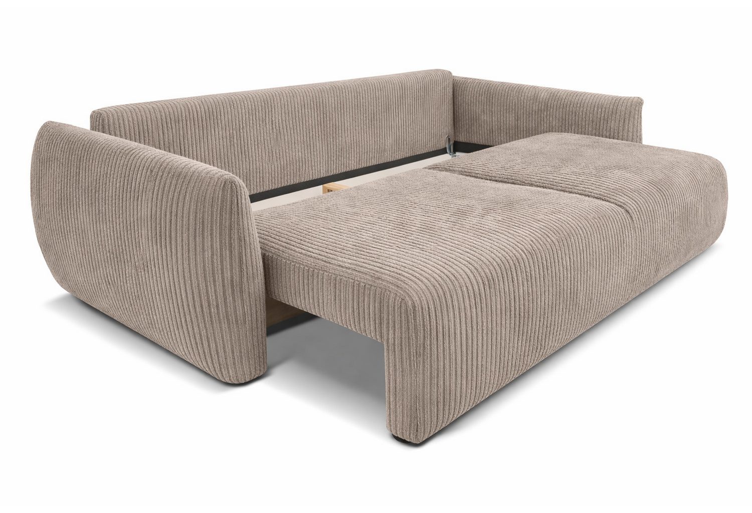Cord Schlafsofa ZEPHIRA in Dunkelbeige - Produktansicht 4
