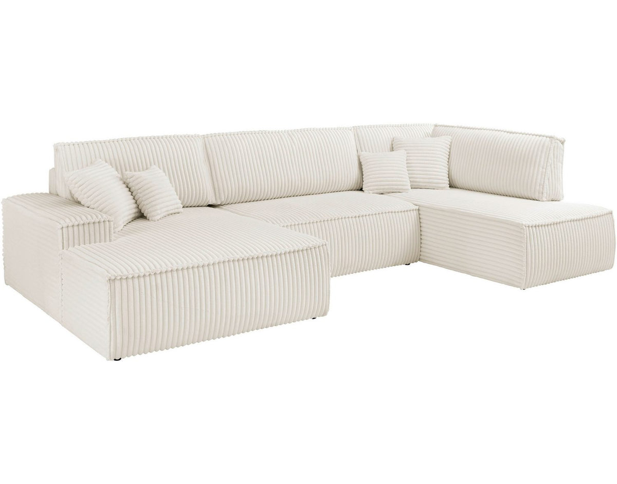 Ottomane der Wohnlandschaft FINNLEY in Hellbeige
