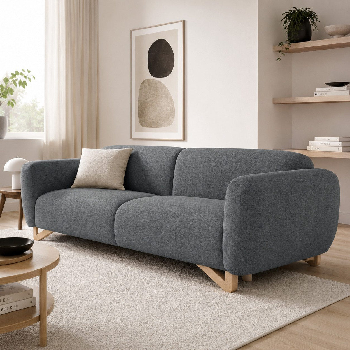 Seitenansicht des Schlafsofas AVESTA