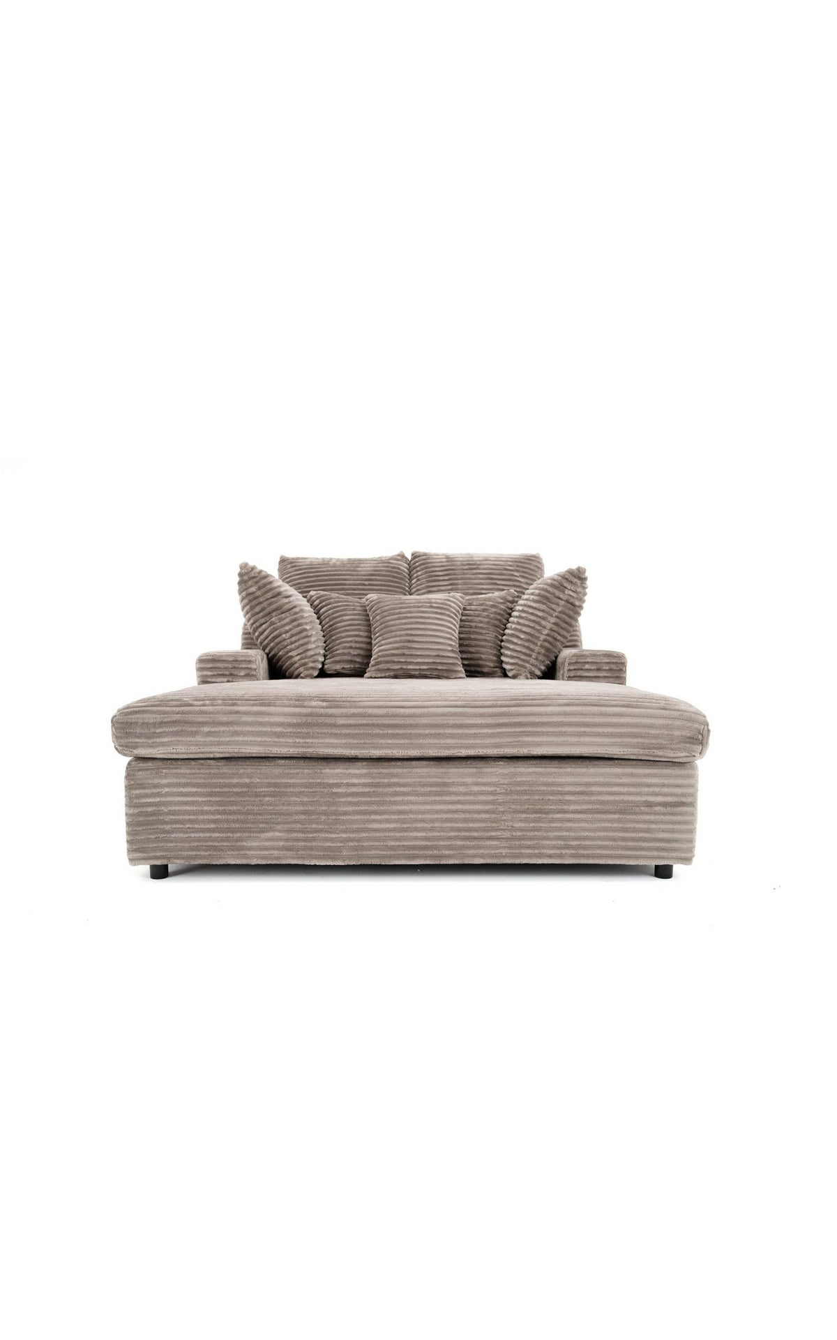 Cord Sofa LAZY ONE in Beige Ansicht 5
