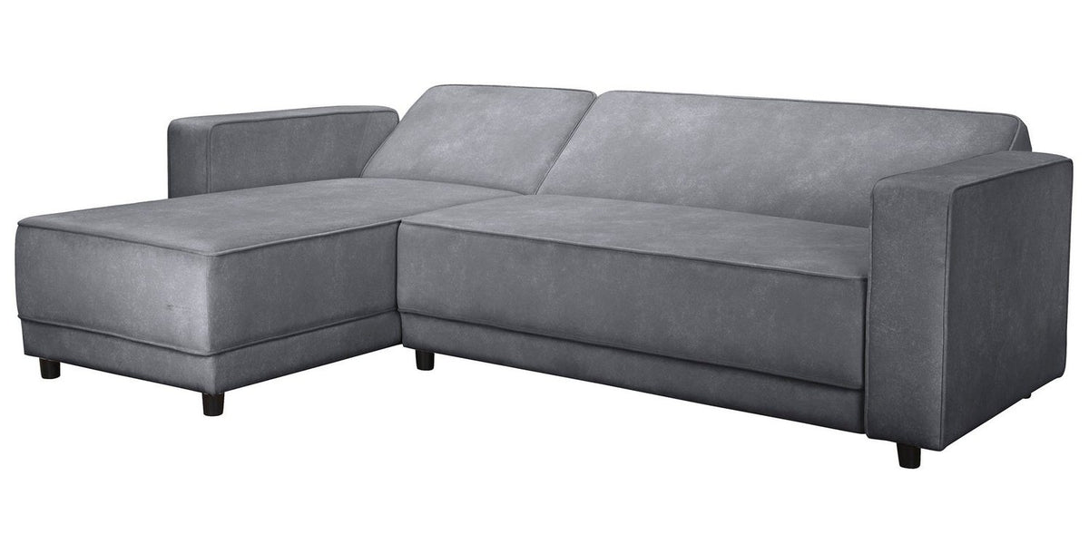 Cord Ecksofa ALLIE mit ausgeklappter Liegefläche