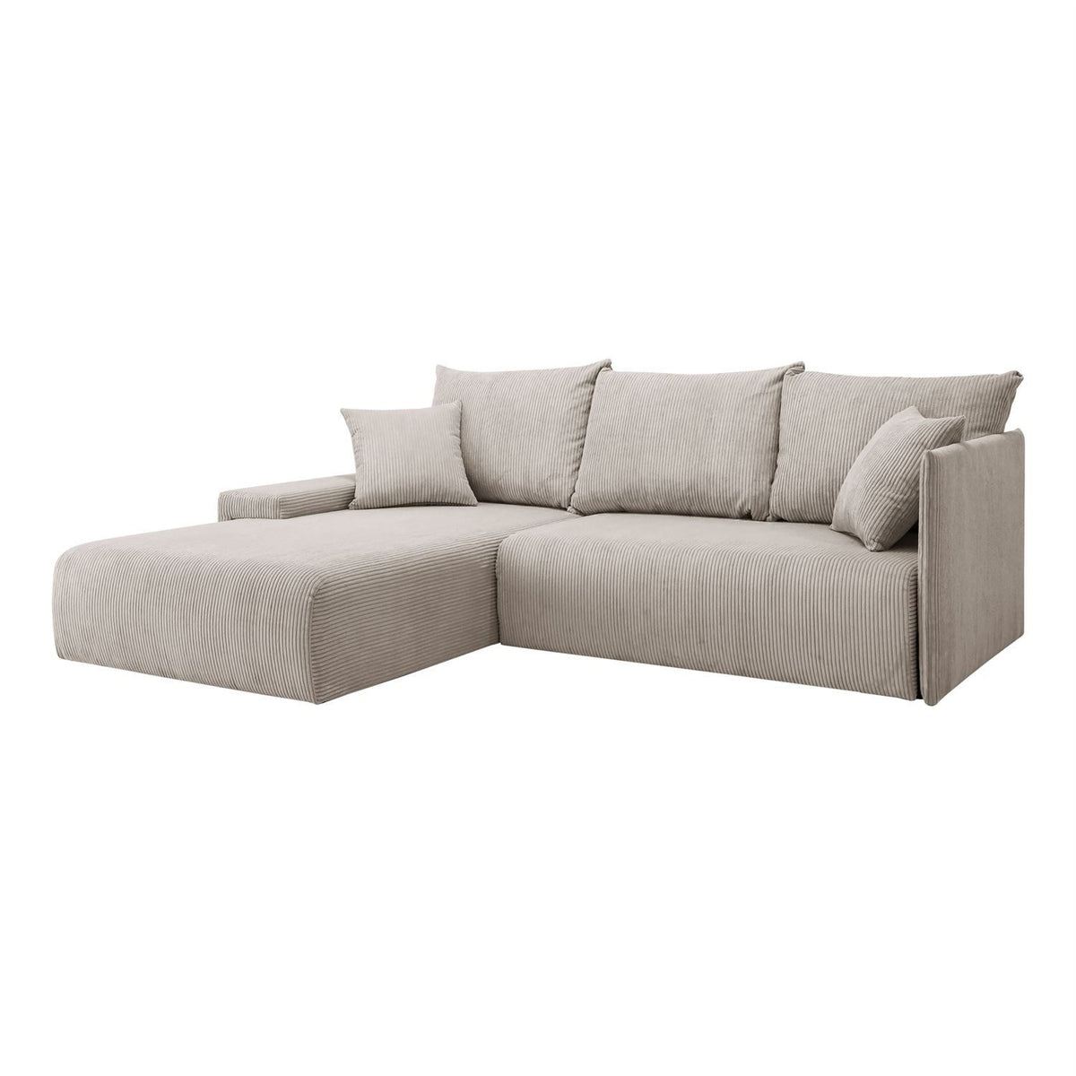 Cord Ecksofa LAVIO Detailansicht des Cordstoffs
