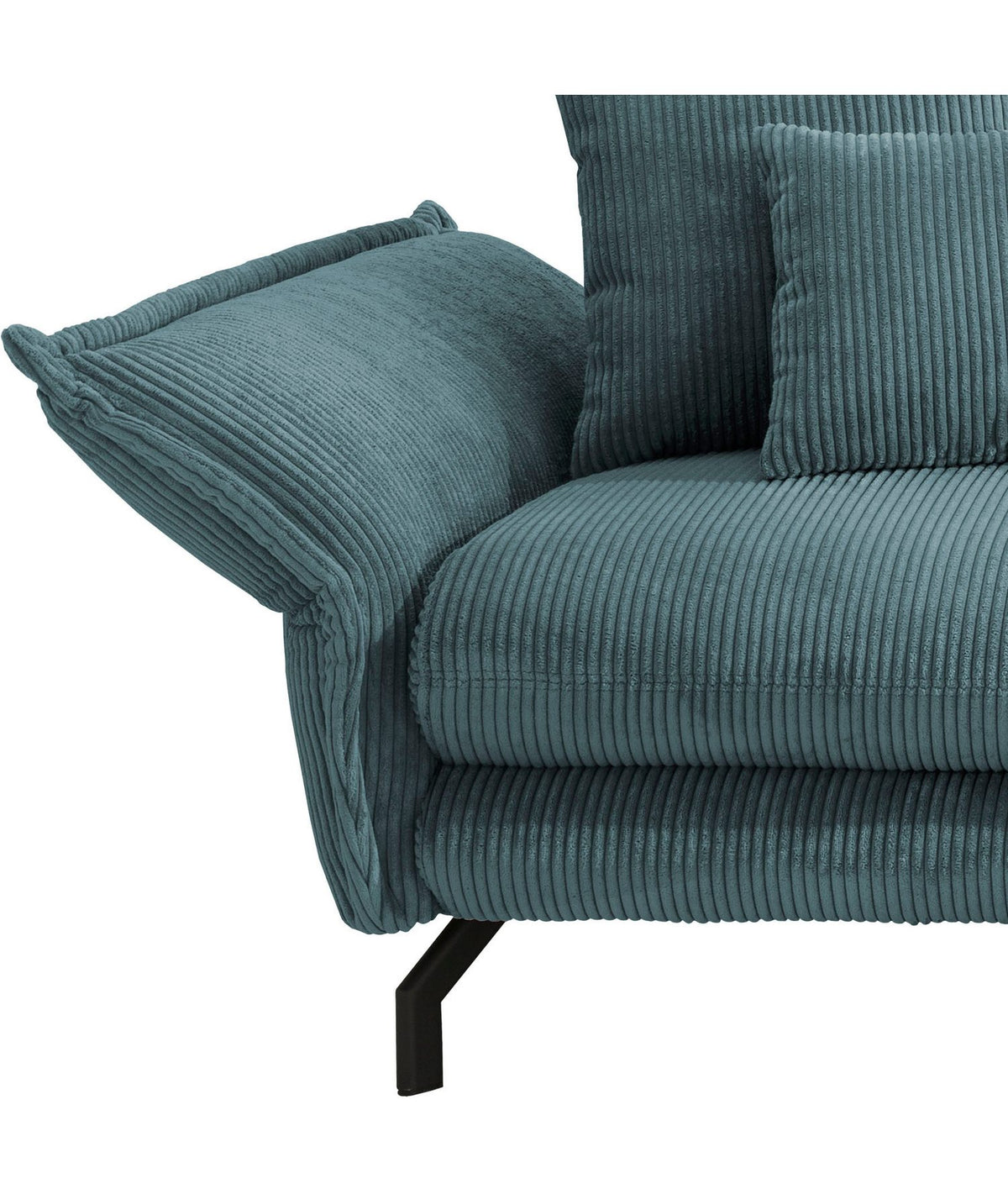 Buchefuß des Cord Ecksofas LAVA