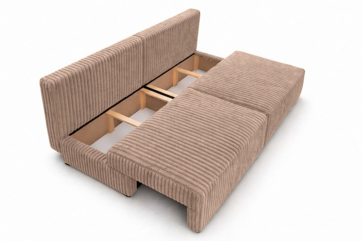 Schlafsofa MILANO MINI Seitenansicht im Wohnraum