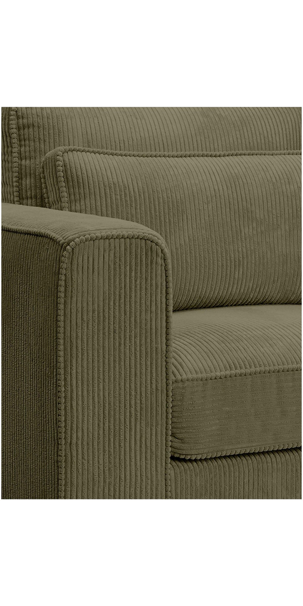 Cord Sofa ALMERA Wohnansicht