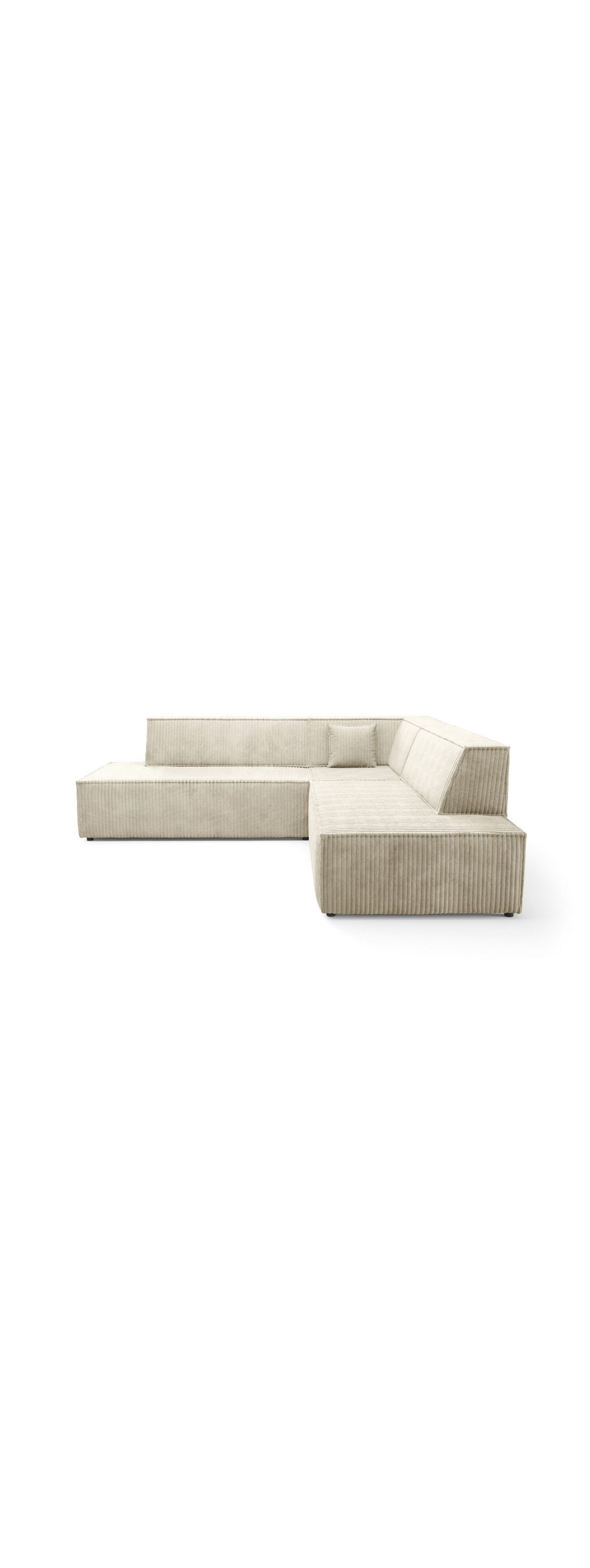Cord Ecksofa TILIA II in Ecru Produktbild 4