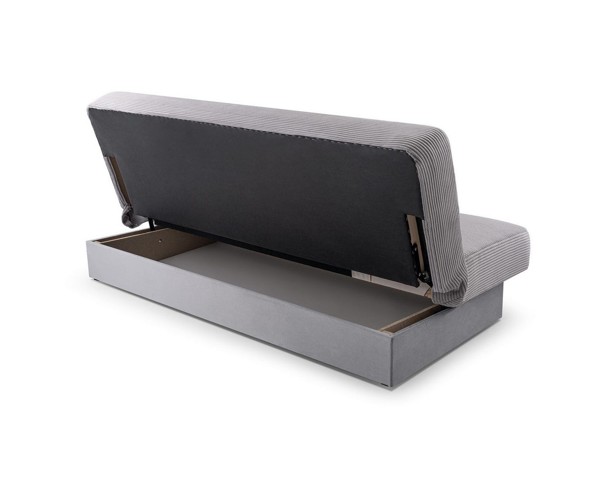 Cord Schlafsofa CYPRUS NEW 192 cm in Beige - Ansicht 6
