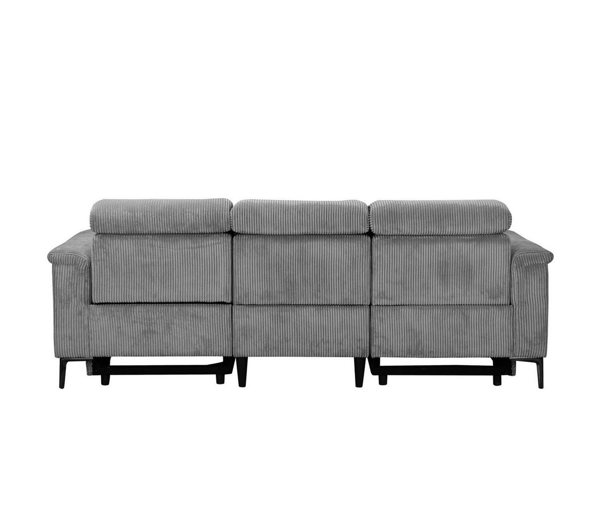Nahaufnahme der Breitcord-Rippen des Sofas LUND