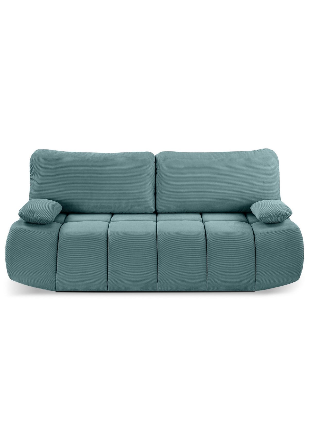 Ausgeklappter Doppelschlaefer des Schlafsofas LAUDER