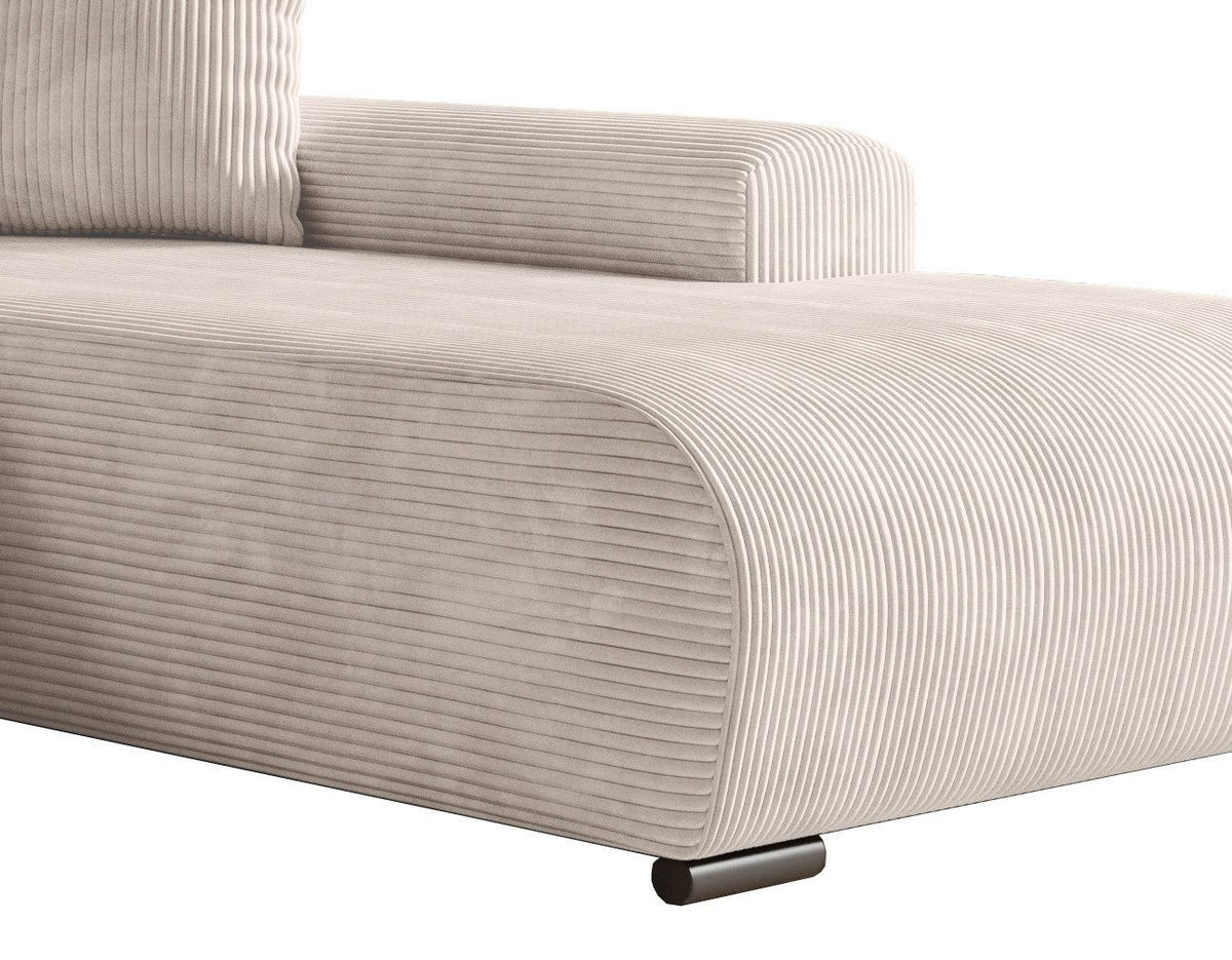 Bettkasten des Ecksofas ELLEN in Vanilla