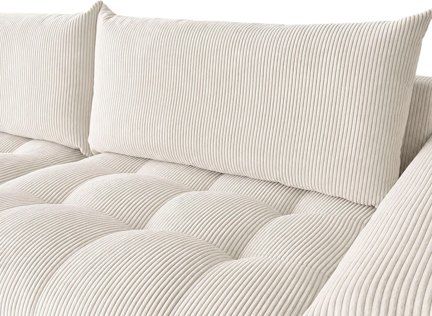 Seitenansicht des Big Sofas SOFT und COSY PIK