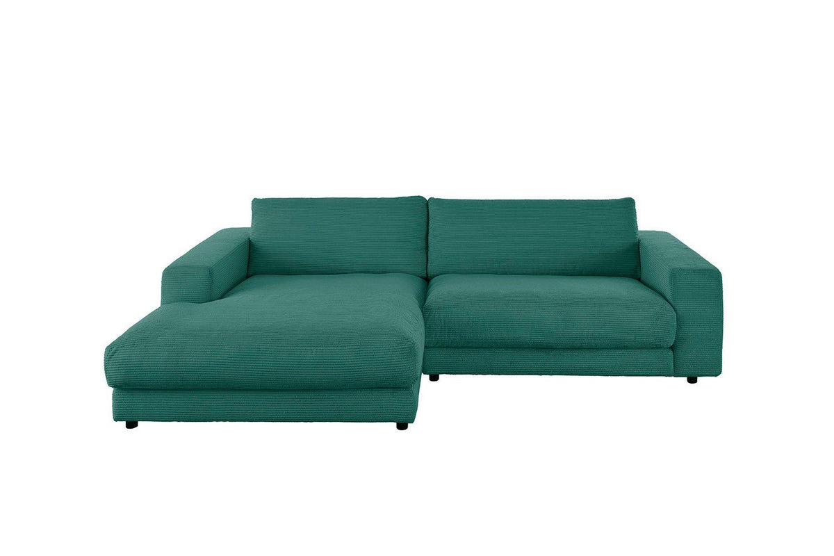 Cord Ecksofa MADELINE im modernen Wohnzimmer
