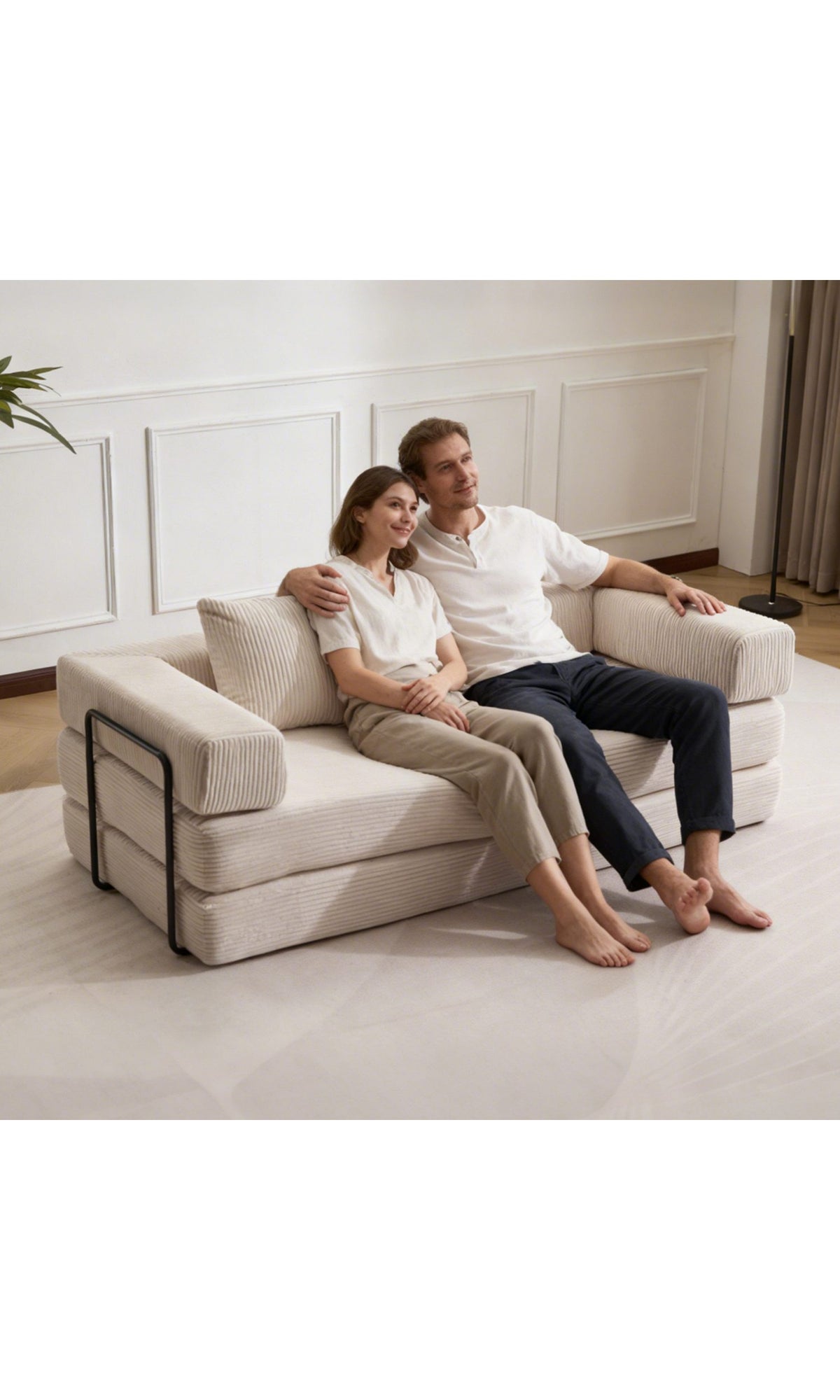 LEAWIN in der Lounger-Position mit angehobener Rückenlehne
