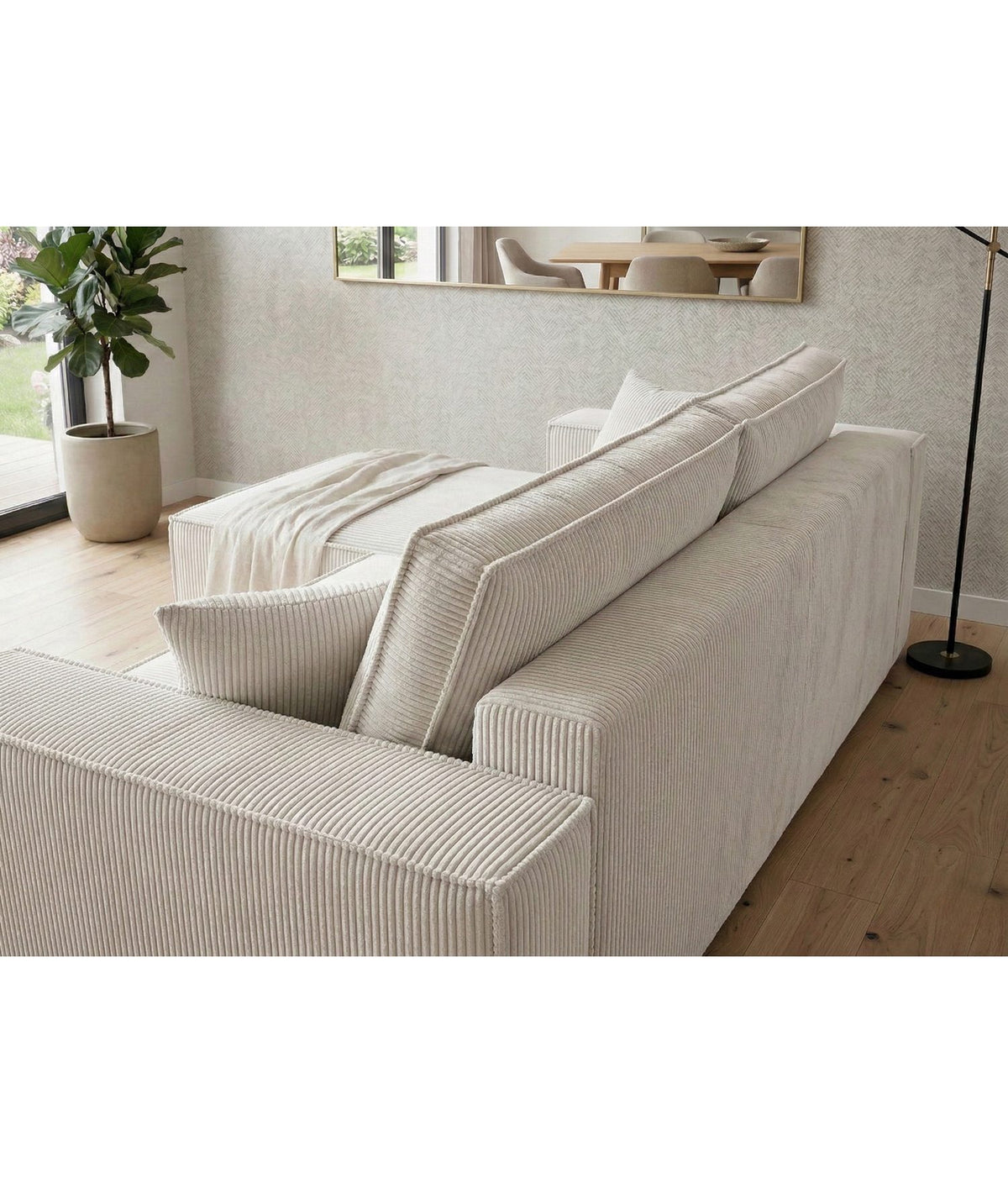Big Sofa MONTE seitlich mit Ottomane