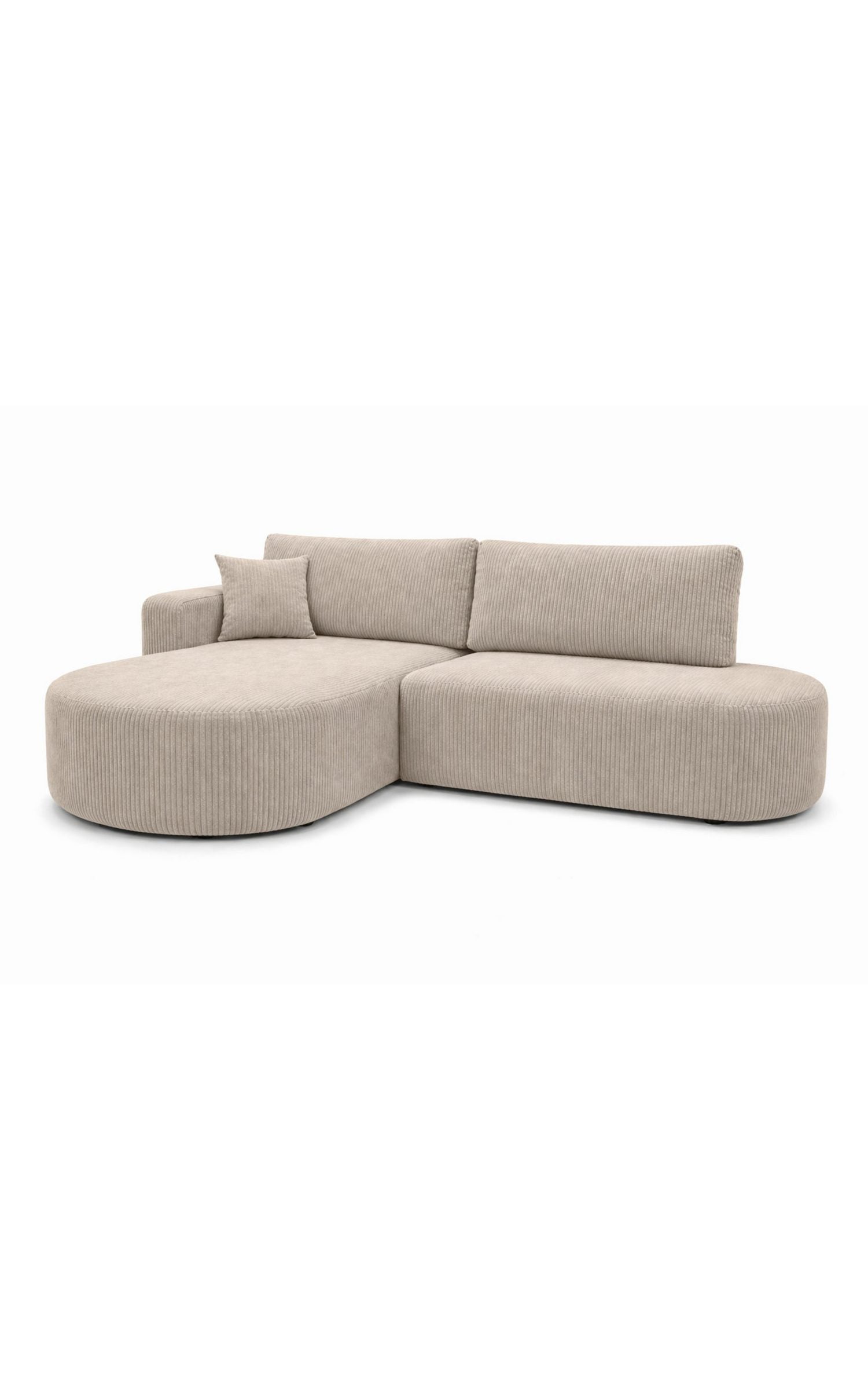 Schlaffunktion des Ecksofas ROUND ONE OPEN XL ausgeklappt