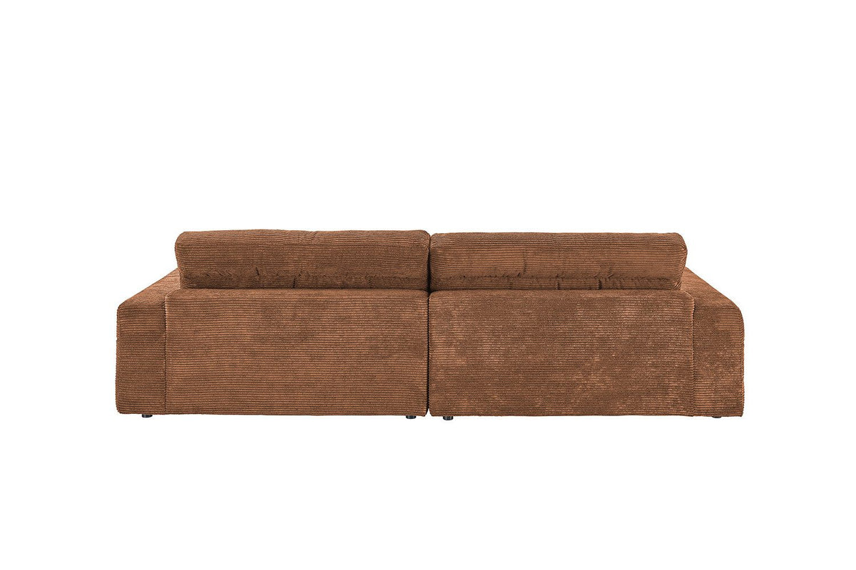 Lose Rueckenkissen des Cord Ecksofas LANA