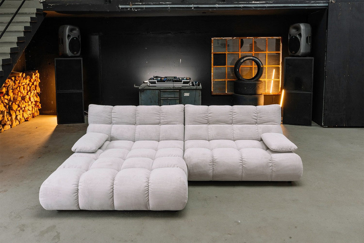L-Form Ecksofa VIVIEN im modernen Wohnzimmer