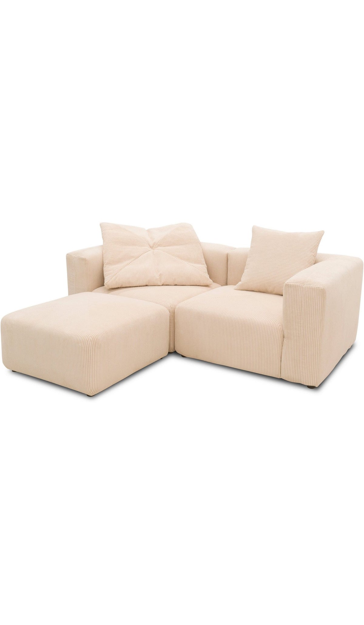 Zierkissen des Cord Modulsofas GERRID