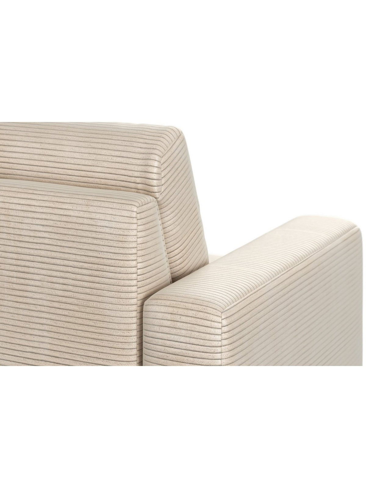 Ottomane des Cord Ecksofas Summer