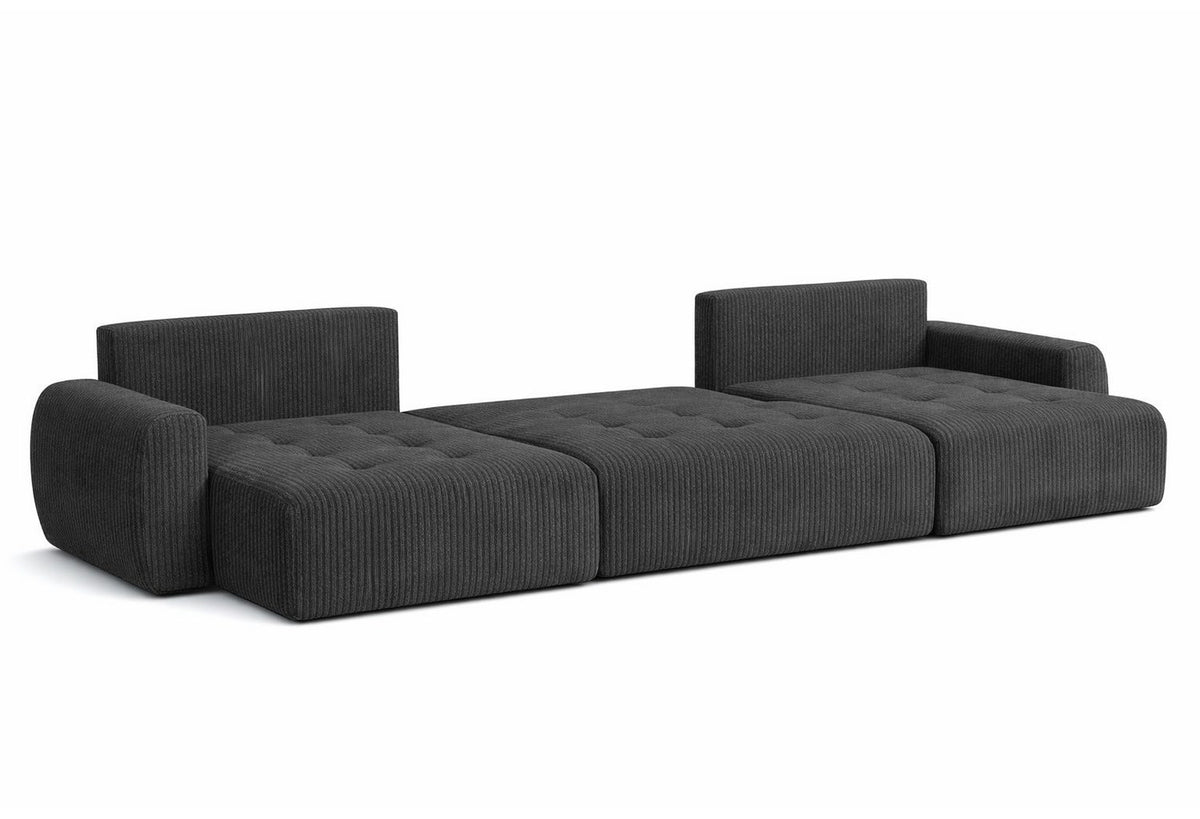 Detailansicht des Cordstoffs Poso an der Wohnlandschaft IVO U
