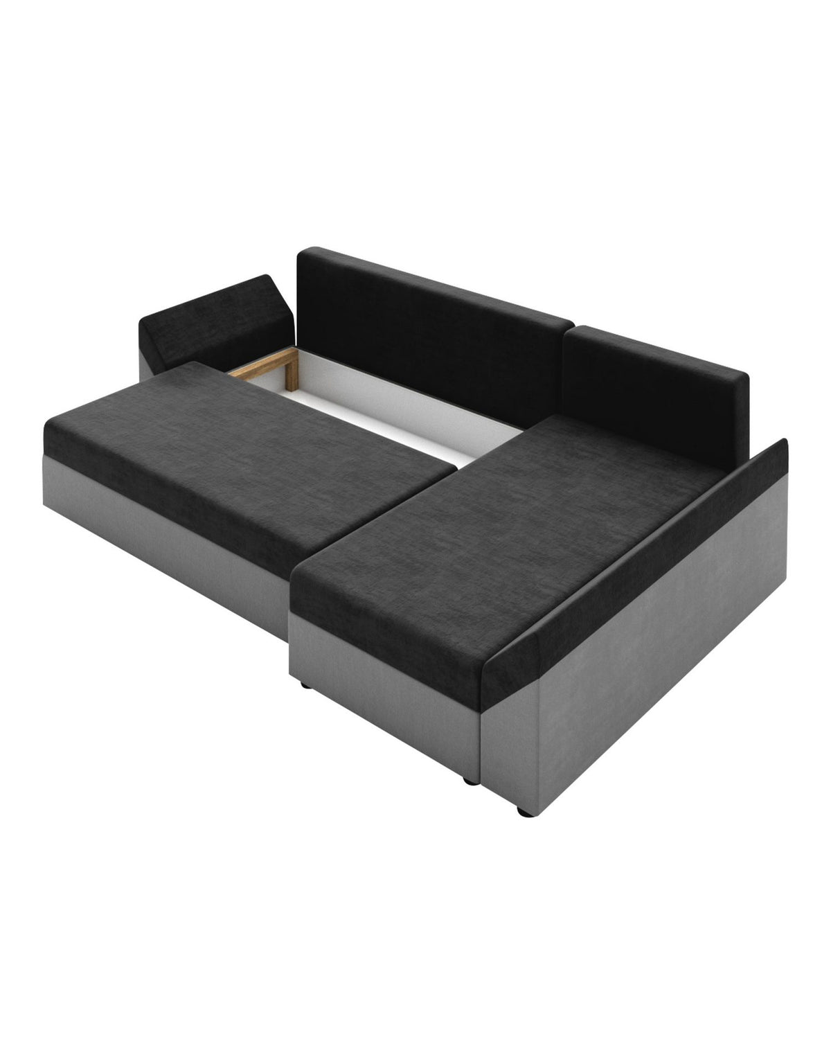 Ecksofa DANTE L mit universeller Ottomane seitlich