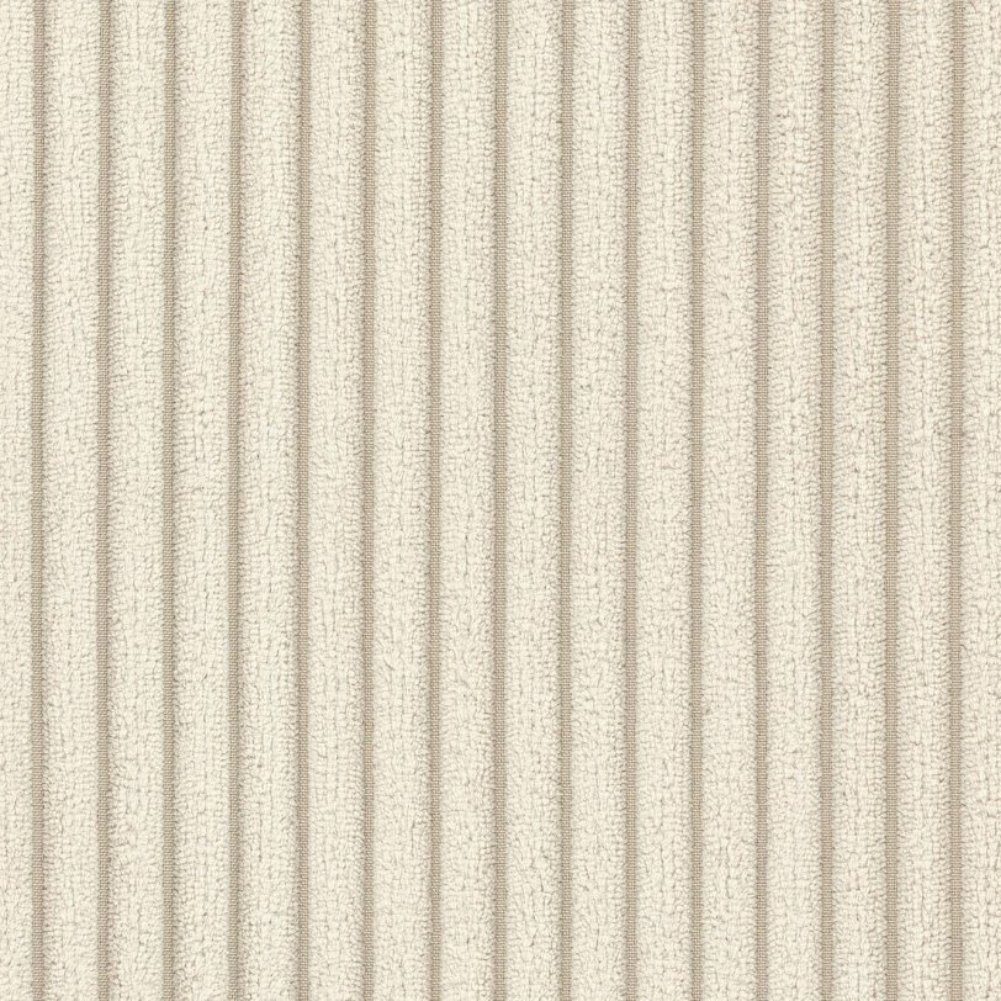 Detailansicht des beigen Cord-Bezugs von GUSTAV