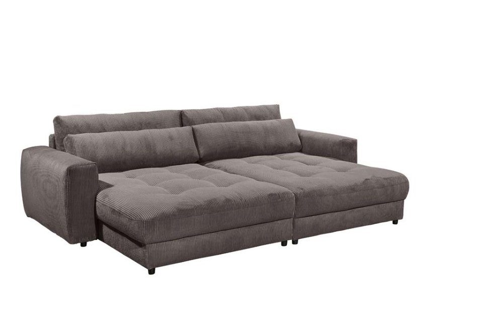 Detailansicht des Cord Bezugs in Mocca