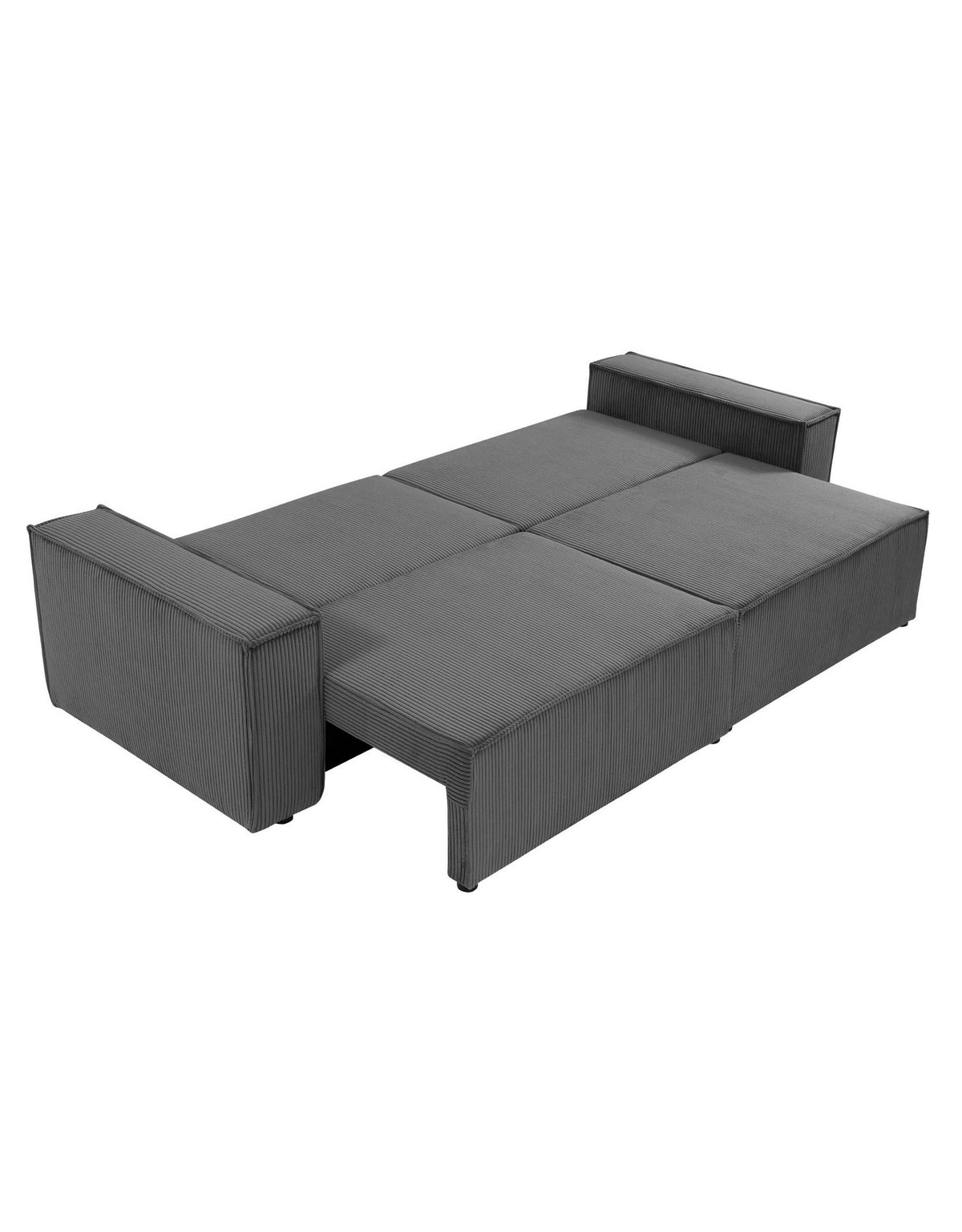 Ausgezogene Schlaffläche des Sofas KARL