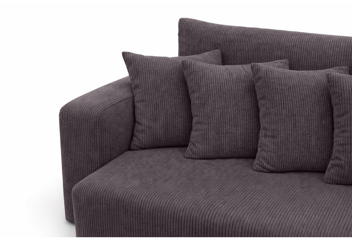 Tiefe Sitzfläche von 107 cm des Schlafsofas PIANO DOUBLE