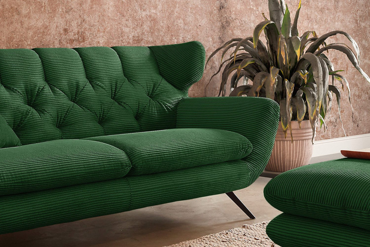 Cord Sofa CHARME Detailansicht des Cordbezugs