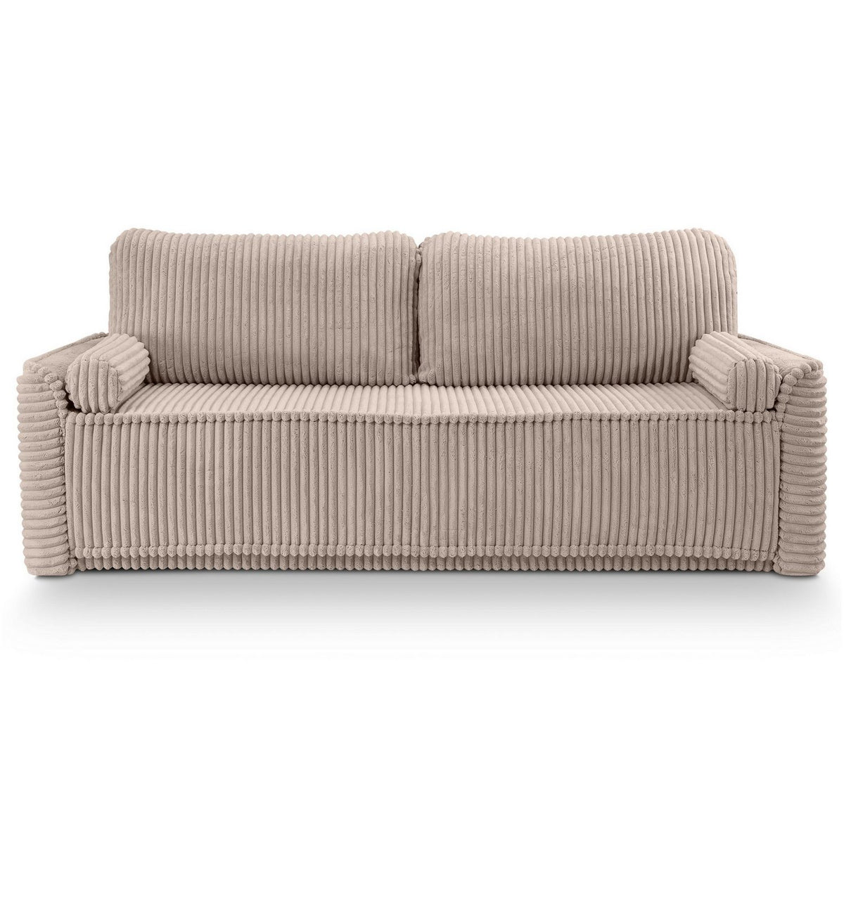 Cord Schlafsofa GRUBS mit ausgeklappter Liegefläche