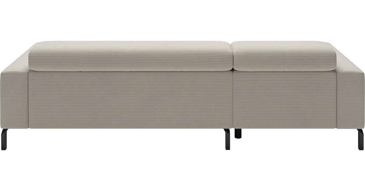 Ecksofa CLAYA in L-Form mit moderner Steppung