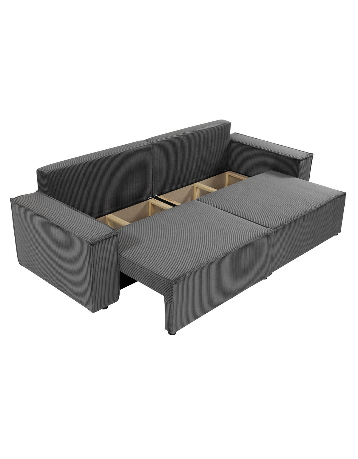 Cord Schlafsofa KARL im Wohnzimmer Ambiente