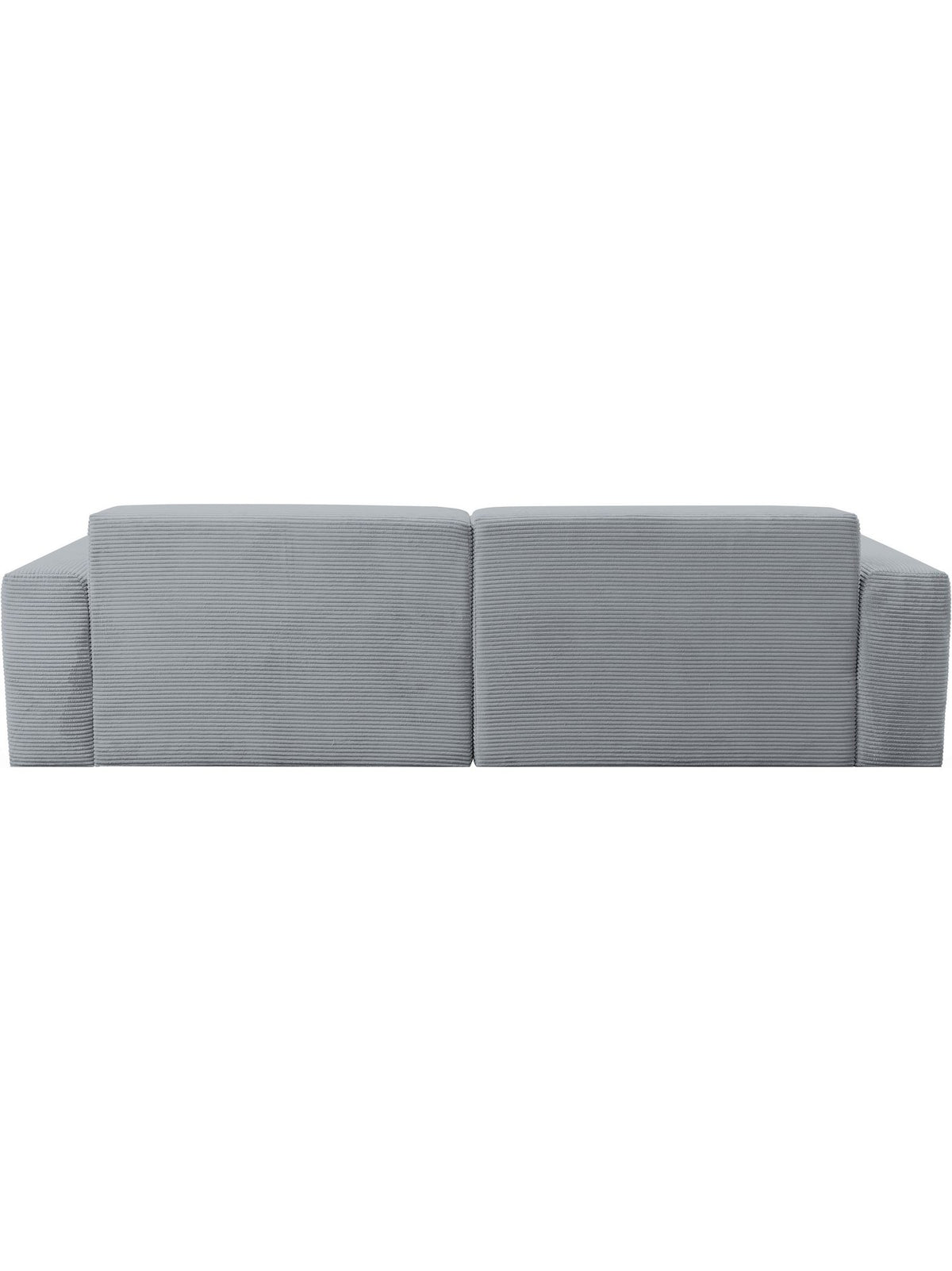 Cord Big Sofa ZEUS Seitenansicht mit runden Armlehnen