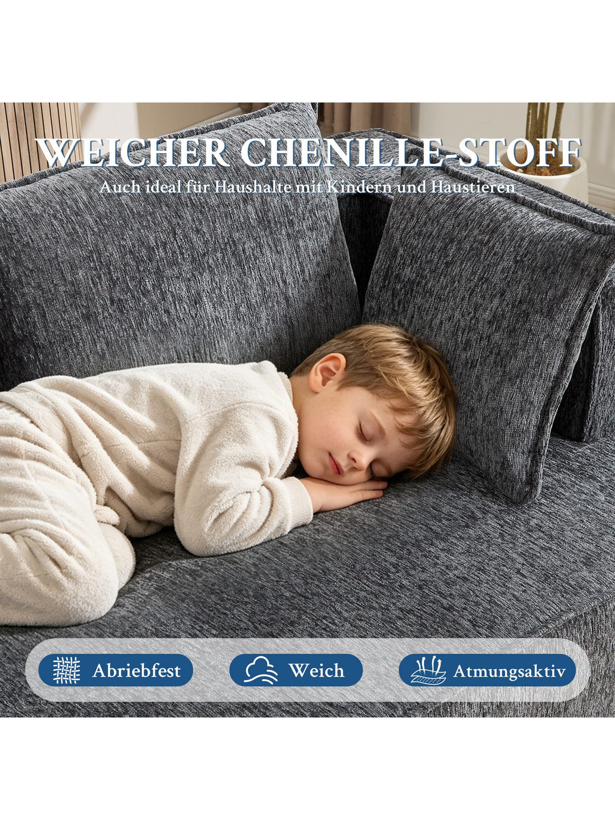 Cord Ecksofa CLOUD einzelne Module nebeneinander
