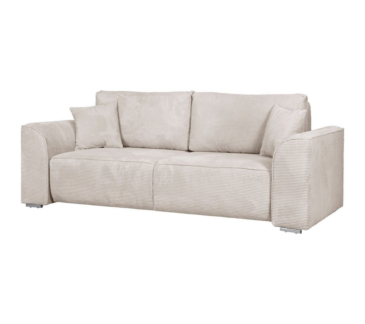 Cord Sofa BEATRICE seitliche Ansicht