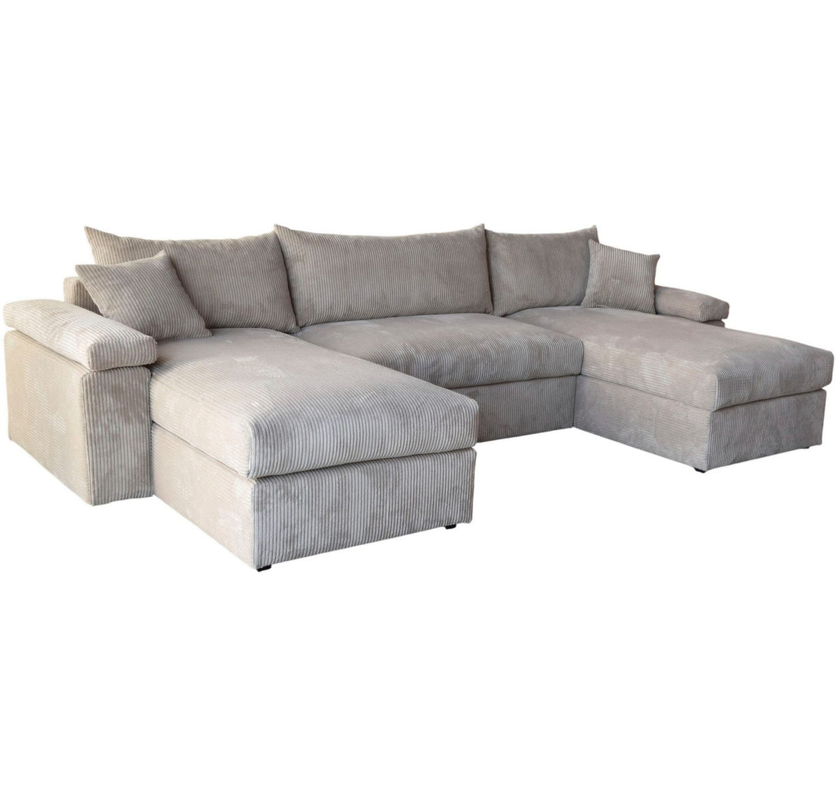 Wohnzimmeransicht der Cord Wohnlandschaft COSY U-Form
