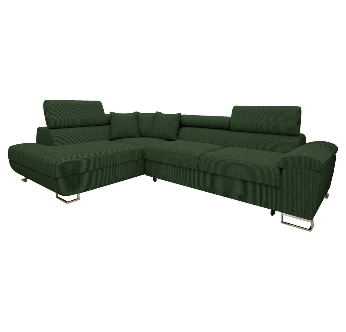 Cord Ecksofa COTERE in Poso 14 von vorne