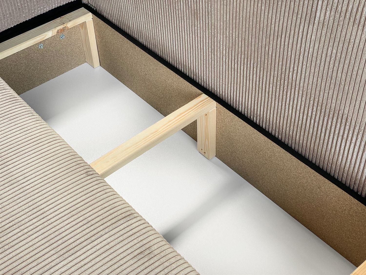 Cord Wohnlandschaft CARLOS U in Cappuccino Ansicht 3