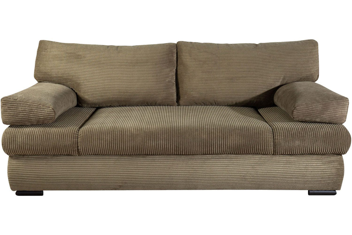 Cord Schlafsofa TINA in Olive Produktbild 2