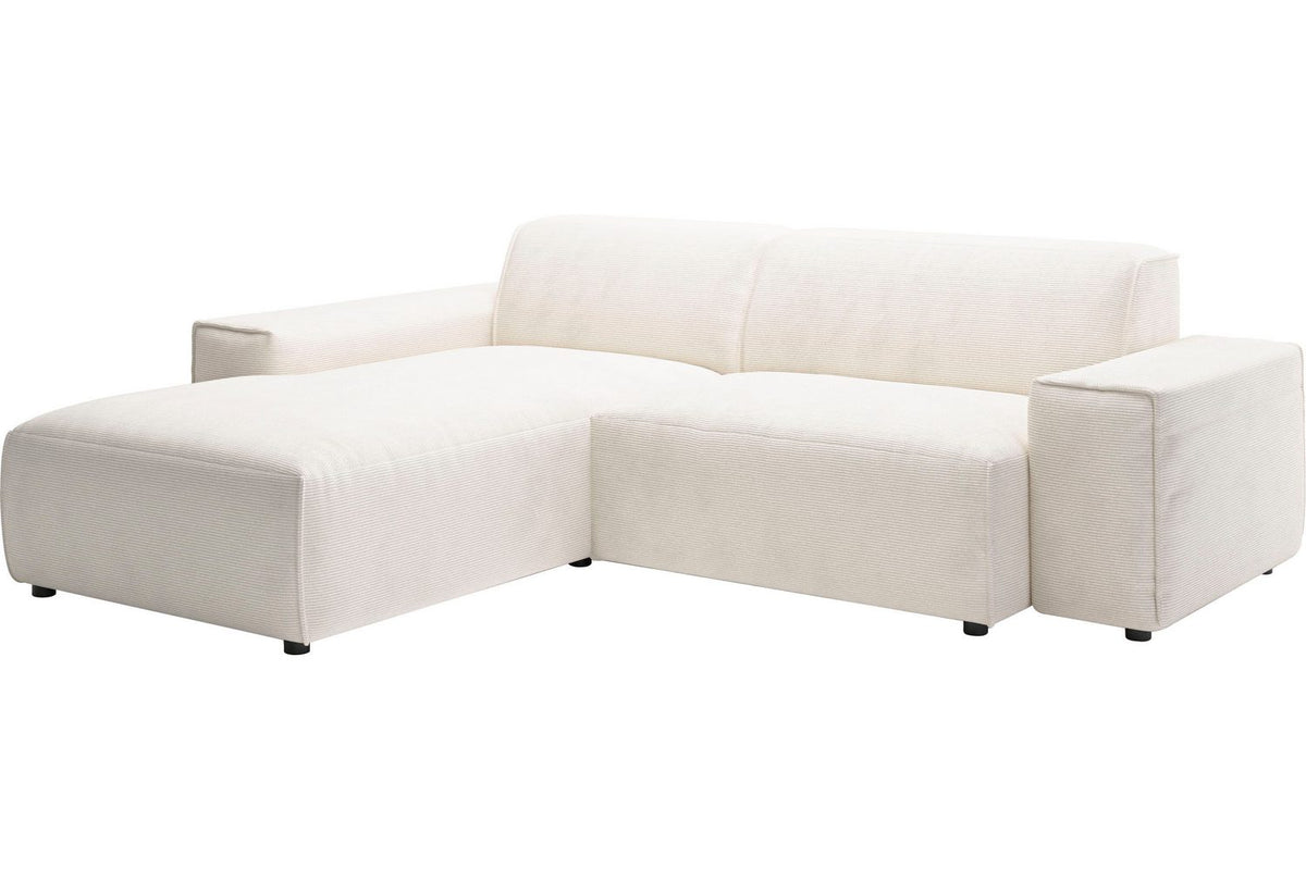 Cord Ecksofa GLIMMINGE Detailansicht der Ottomane