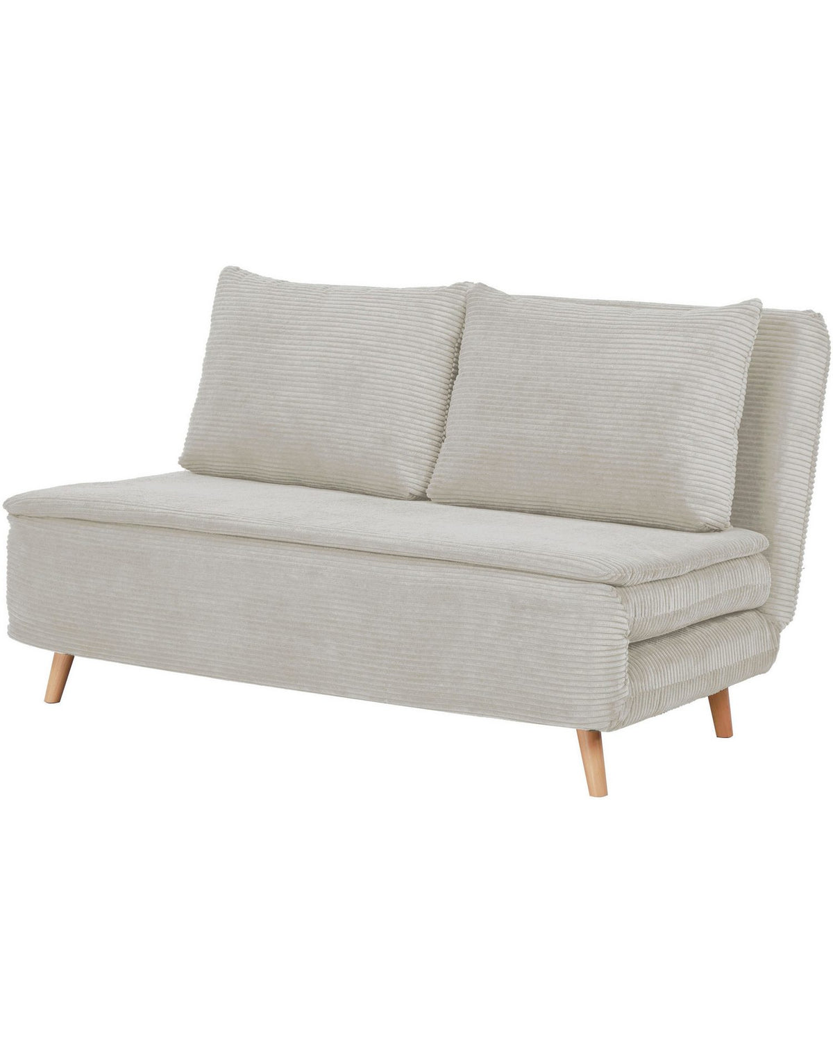 Cord Schlafsofa AINSLEY mit verstellbarer Rückenlehne