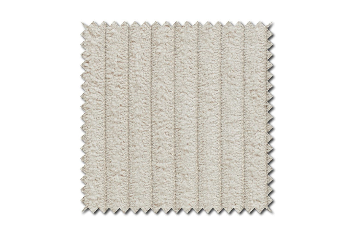 Cord Sofa CHARME in Cremeweiß im Wohnraum