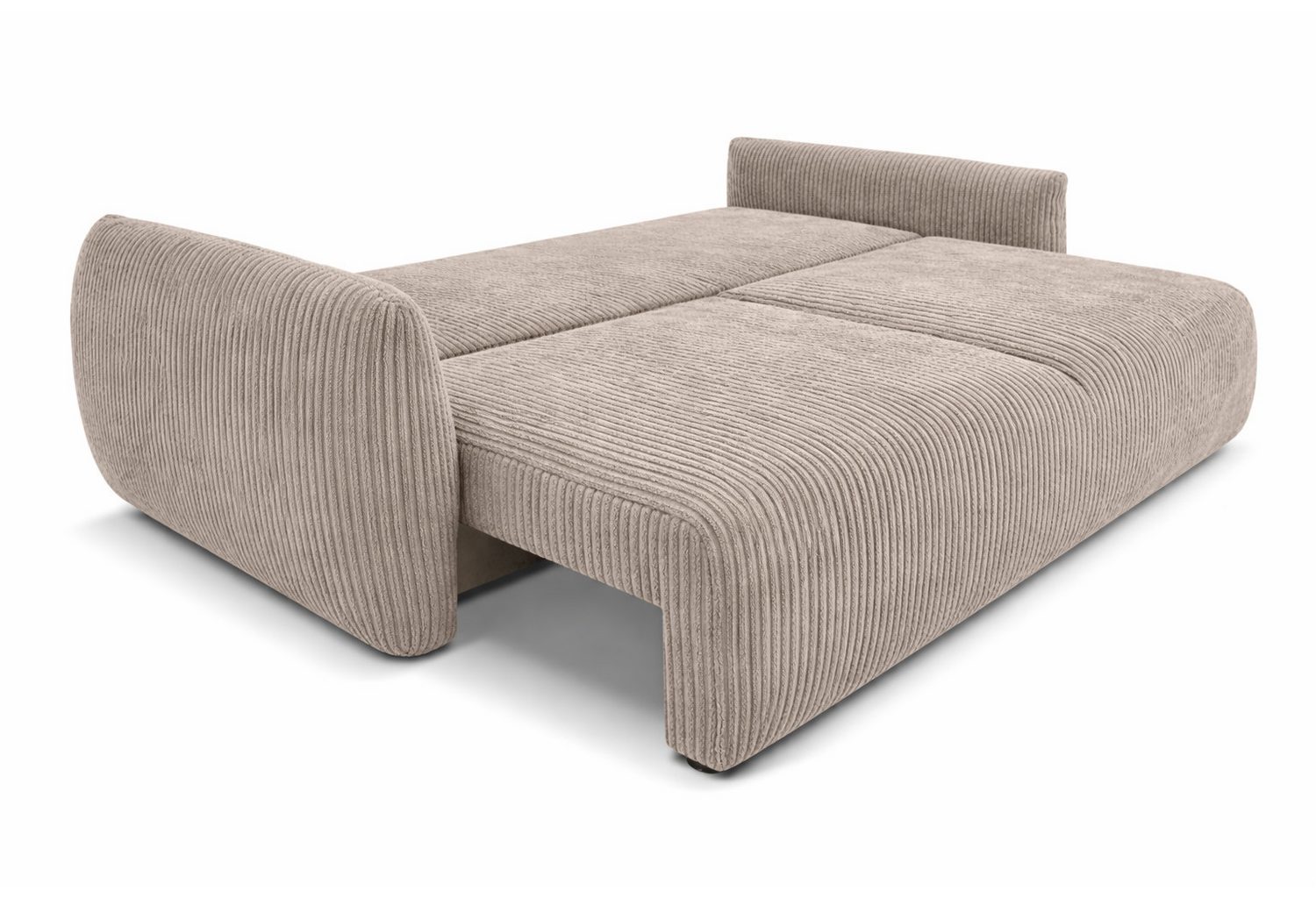 Cord Schlafsofa ZEPHIRA in Dunkelbeige - Produktansicht 3