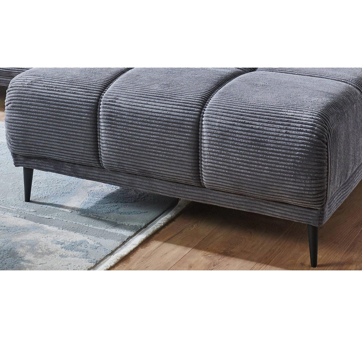 Ottomane des Ecksofas MARISOL von rechts
